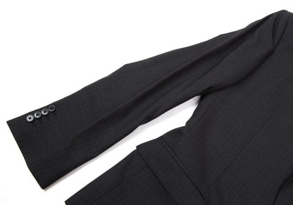 DOLCE&GABBANA Wool Shadow Stripe Jacket Black Size 50