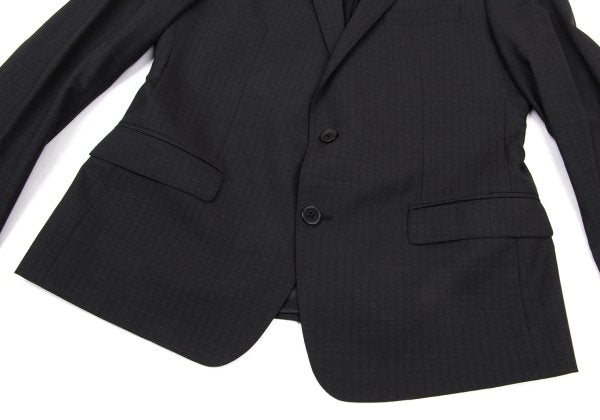 DOLCE&GABBANA Wool Shadow Stripe Jacket Black Size 50