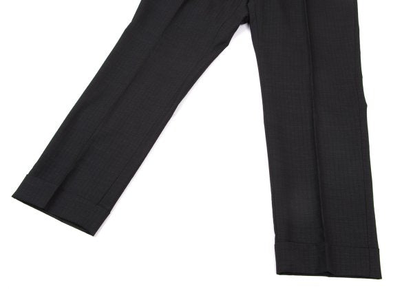 DOLCE&GABBANA Wool Shadow Stripe Jacket Black Size 50