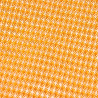 Y's for men Orange Diamond Jacquard Silk Tie