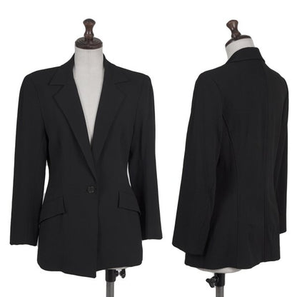 yoshie inaba Wool 1-Button Jacket Black Size 9