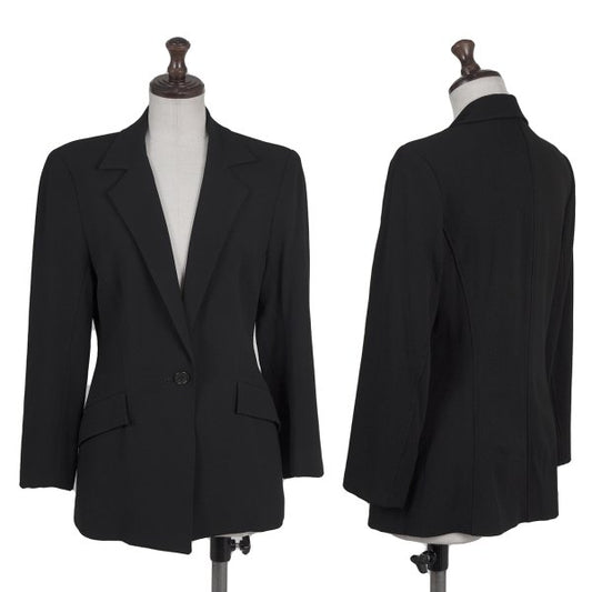 yoshie inaba Wool 1-Button Jacket Black Size 9