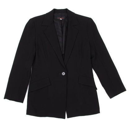 yoshie inaba Wool 1-Button Jacket Black Size 9