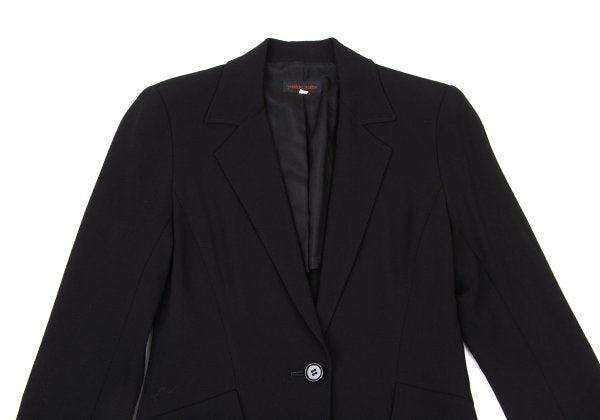 yoshie inaba Wool 1-Button Jacket Black Size 9