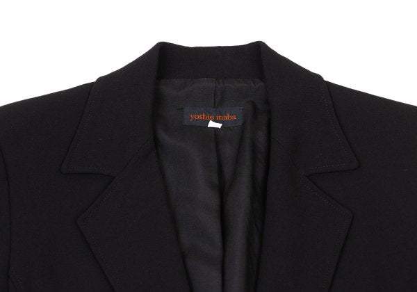 yoshie inaba Wool 1-Button Jacket Black Size 9