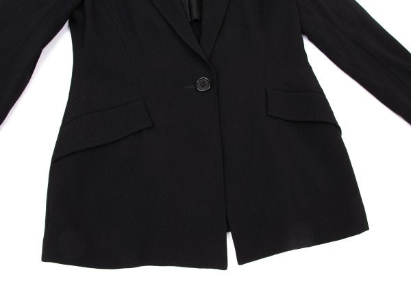 yoshie inaba Wool 1-Button Jacket Black Size 9