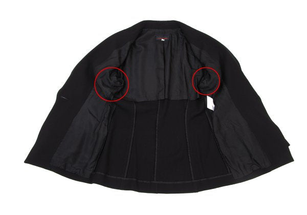 yoshie inaba Wool 1-Button Jacket Black Size 9