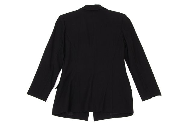yoshie inaba Wool 1-Button Jacket Black Size 9