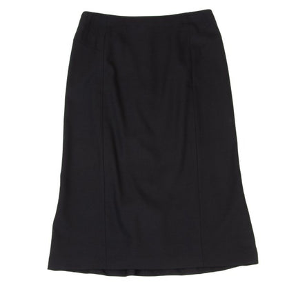 yoshie inaba Wool Blend Stretch Dart Skirt Black Size 11