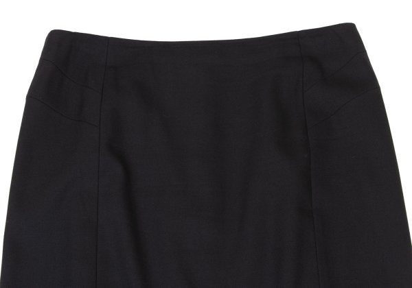 yoshie inaba Wool Blend Stretch Dart Skirt Black Size 11