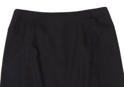 yoshie inaba Wool Blend Stretch Dart Skirt Black Size 11