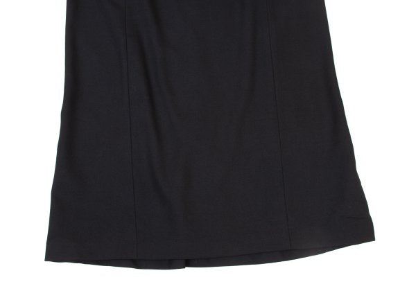 yoshie inaba Wool Blend Stretch Dart Skirt Black Size 11