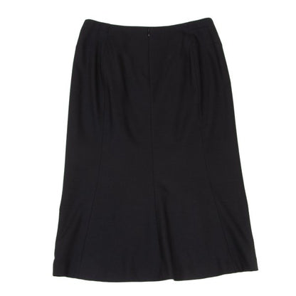 yoshie inaba Wool Blend Stretch Dart Skirt Black Size 11
