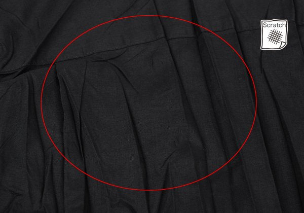 ISSEY MIYAKE MEN Pleated Band Collar Shirt Black Size L