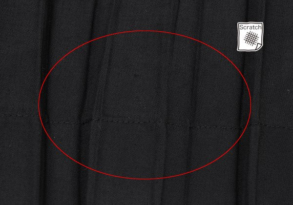 ISSEY MIYAKE MEN Pleated Band Collar Shirt Black Size L