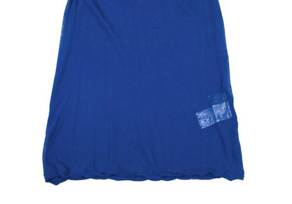 Yohji Yamamoto FEMME Cotton Sheer Tank Top Blue Size 2