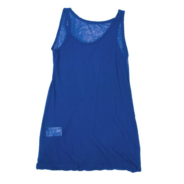 Yohji Yamamoto FEMME Cotton Sheer Tank Top Blue Size 2