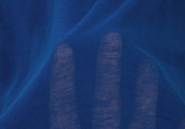 Yohji Yamamoto FEMME Cotton Sheer Tank Top Blue Size 2