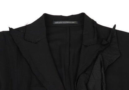 Yohji Yamamoto collections 23SS Crinkled Dress Black Size 2