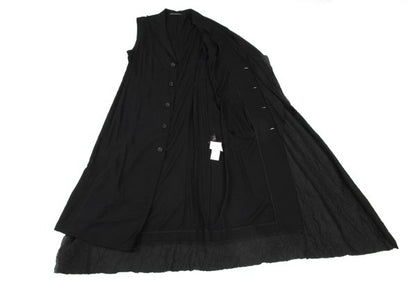 Yohji Yamamoto collections 23SS Crinkled Dress Black Size 2