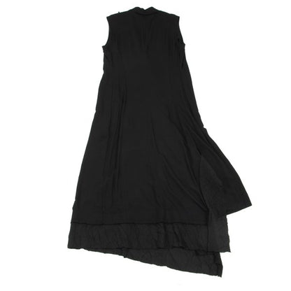 Yohji Yamamoto collections 23SS Crinkled Dress Black Size 2