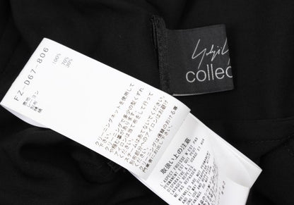 Yohji Yamamoto collections 23SS Crinkled Dress Black Size 2