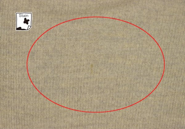 JOHN SMEDLEY Merino Wool Trim Knit Sweater Beige Size S