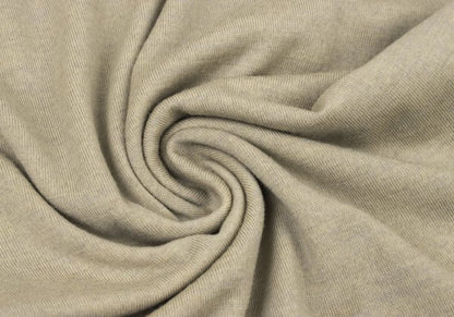 JOHN SMEDLEY Merino Wool Trim Knit Sweater Beige Size S