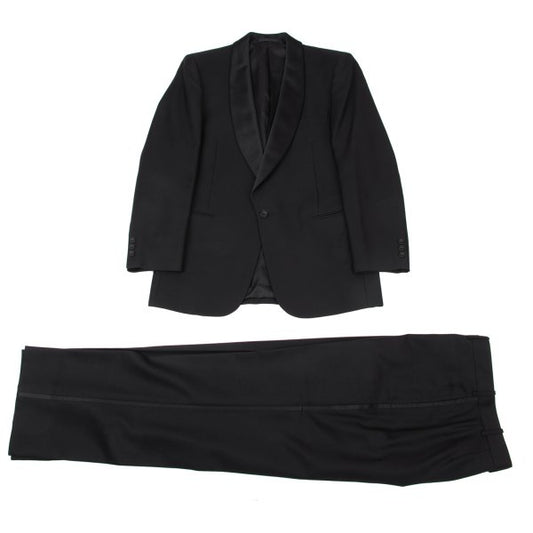Christian Dior MONSIEUR Wool Suit Set Black Size F