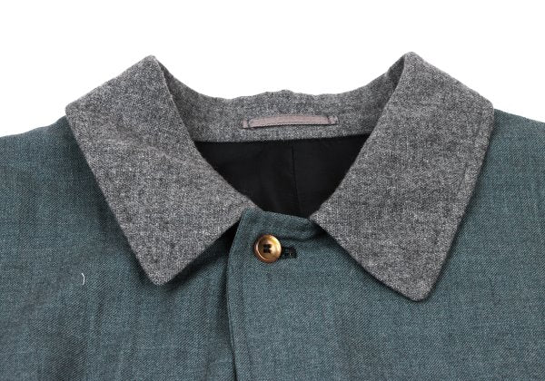 COMME des GARCONS HOMME PLUS Wool Panel Jacket Navy Size M