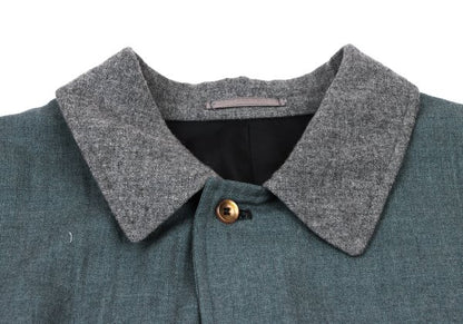 COMME des GARCONS HOMME PLUS Wool Panel Jacket Navy Size M