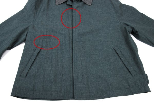 COMME des GARCONS HOMME PLUS Wool Panel Jacket Navy Size M