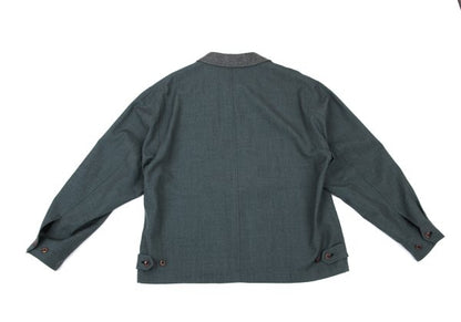 COMME des GARCONS HOMME PLUS Wool Panel Jacket Navy Size M