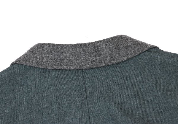 COMME des GARCONS HOMME PLUS Wool Panel Jacket Navy Size M