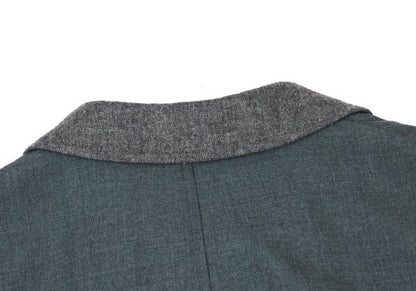 COMME des GARCONS HOMME PLUS Wool Panel Jacket Navy Size M