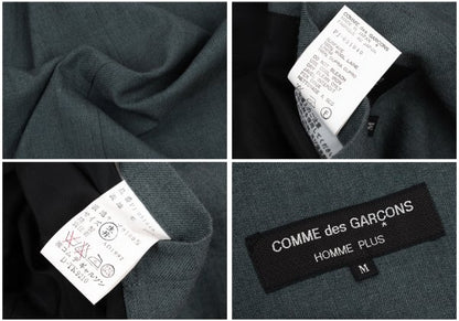 COMME des GARCONS HOMME PLUS Wool Panel Jacket Navy Size M