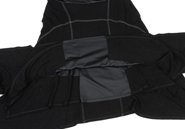 HIROKO KOSHINO Waist Stitch Design Skirt Black Size 40