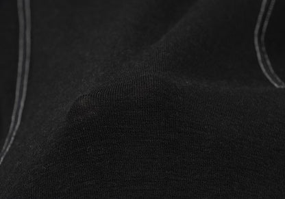 HIROKO KOSHINO Waist Stitch Design Skirt Black Size 40