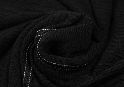 HIROKO KOSHINO Waist Stitch Design Skirt Black Size 40