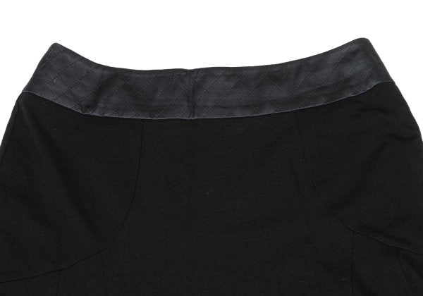 HIROKO BIS Quilted Flared Skirt Black Size 9