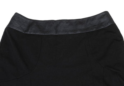 HIROKO BIS Quilted Flared Skirt Black Size 9