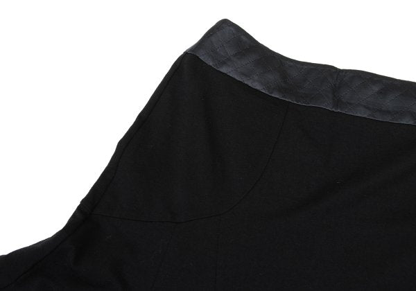 HIROKO BIS Quilted Flared Skirt Black Size 9