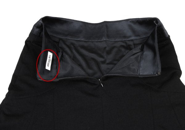 HIROKO BIS Quilted Flared Skirt Black Size 9