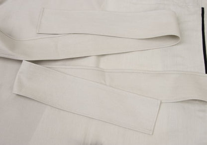 ISSEY MIYAKE A-POC Bicolor Wrap Pants Beige/Black Size 2