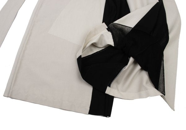 ISSEY MIYAKE A-POC Bicolor Wrap Pants Beige/Black Size 2