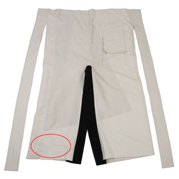 ISSEY MIYAKE A-POC Bicolor Wrap Pants Beige/Black Size 2