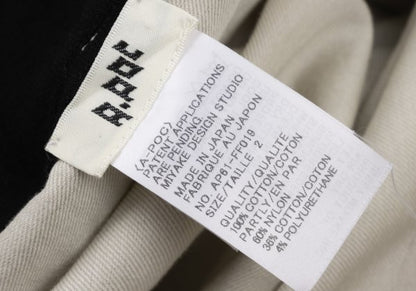 ISSEY MIYAKE A-POC Bicolor Wrap Pants Beige/Black Size 2