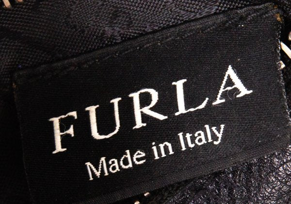 FURLA Leather Shoulder Bag Black