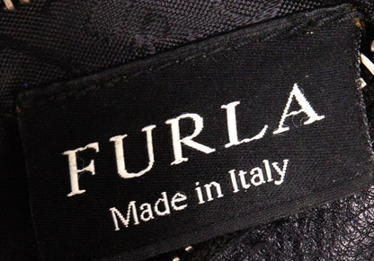 FURLA Leather Shoulder Bag Black