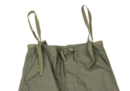 BEAMS BOY Drawstring Military Midi Skirt Khaki Size L